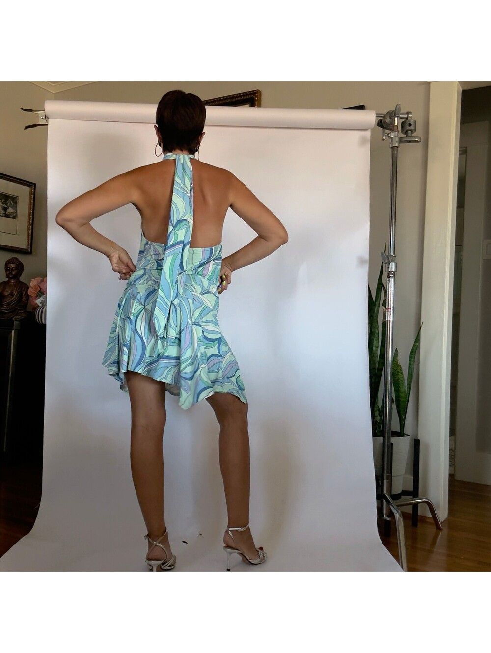 Halter Mini Dress - Picture 6 of 8